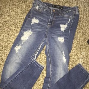 Hollister ripped jeans